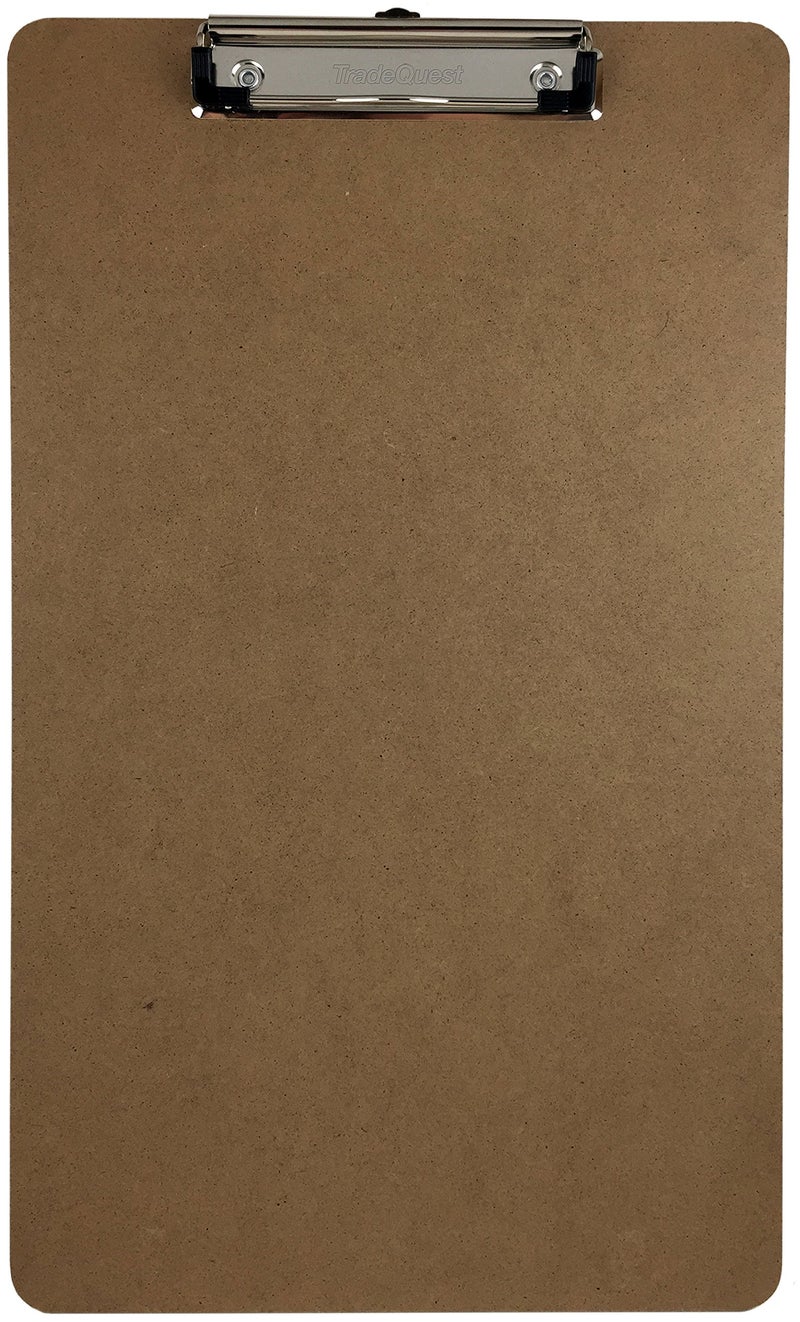 Trade Quest Legal Size Clipboard Low Profile Clip 9'' x 15'' Single (Pack of 1) - Image 1